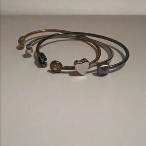 NWOT set of 3 Coach cuff bracelets